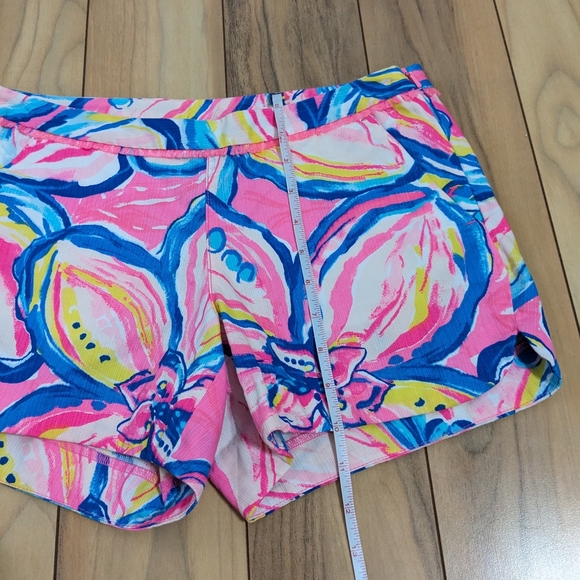 NWOT! Lilly Pulitzer Adie Shorts Pink Sunset The Sunny Side Size 0 - Picture 4 of 14